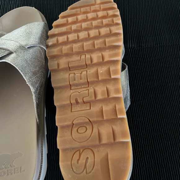 Sorel gold sandals - Picture 4 of 12